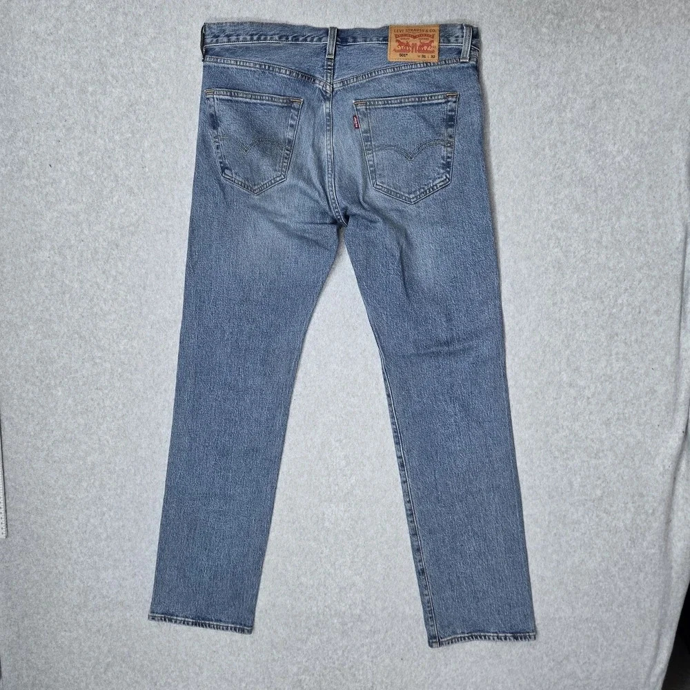 Levi's 501 Men Jeans‎ 31X32 Blue Denim Original Fit Straight Leg